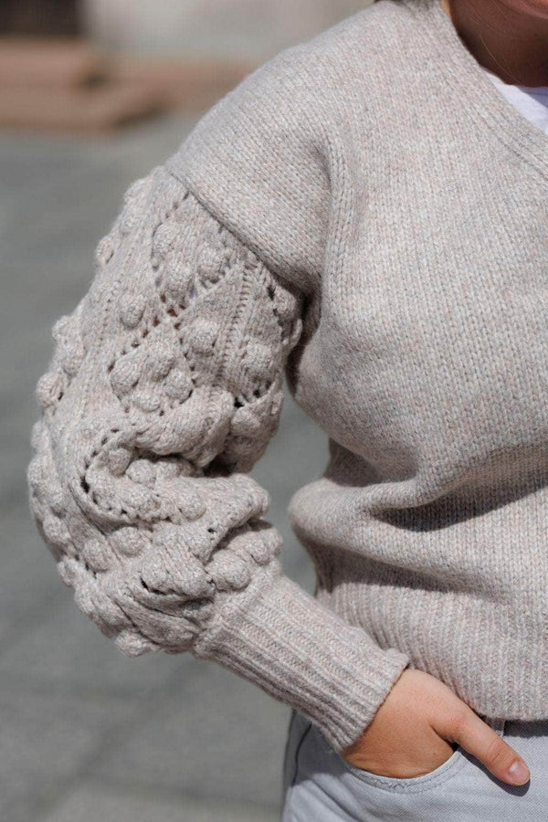 By Lien Bubble Cardigan - Beige