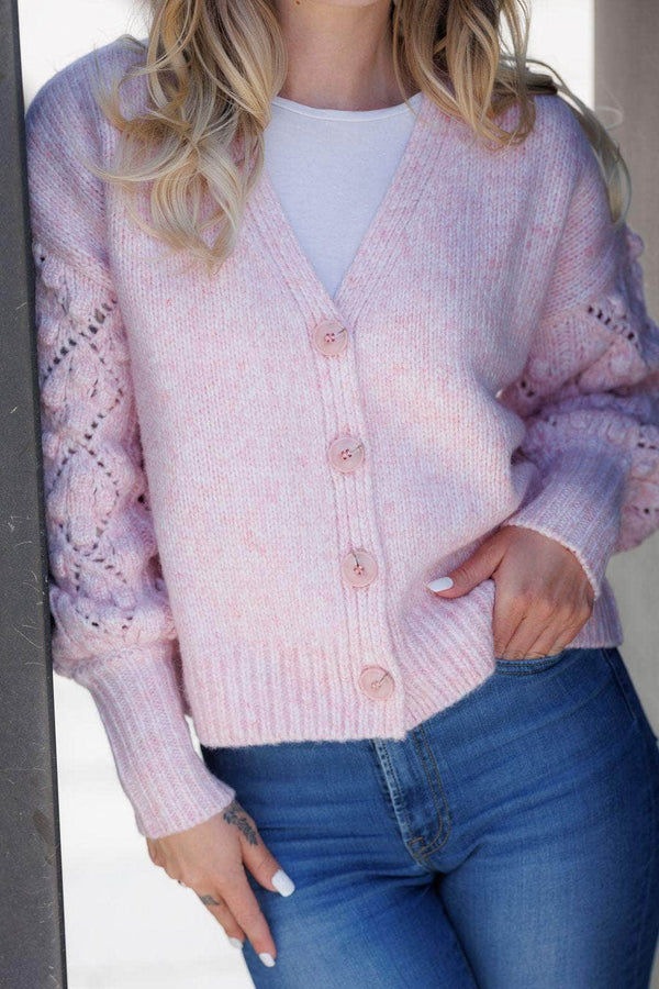 By Lien Bubble Cardigan - Pink