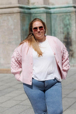 By Lien Bubble Cardigan - Pink