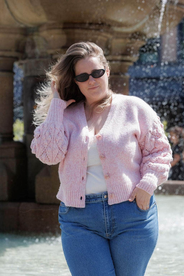 By Lien Bubble Cardigan - Pink