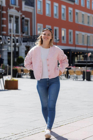 By Lien Bubble Cardigan - Pink