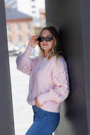 By Lien Bubble Cardigan - Pink