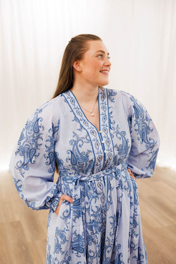 By Lien Cannes Maxi Dress - Blue Heaven
