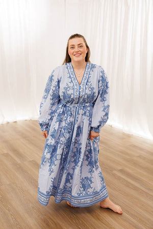 By Lien Cannes Maxi Dress - Blue Heaven