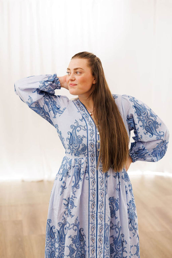 By Lien Cannes Maxi Dress - Blue Heaven