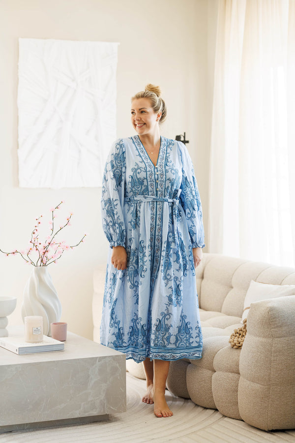 By Lien Cannes Maxi Dress - Blue Heaven