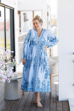 By Lien Cannes Maxi Dress - Blue Heaven