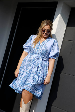 By Lien Cannes Summer Dress - Blue Heaven