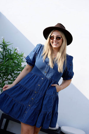 By Lien Denim Delight Kjole