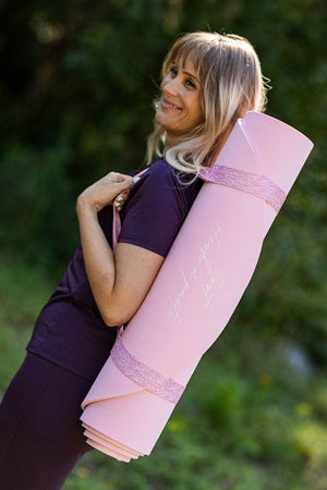 Memoré One Size Namaste Yogamatte - Rosa