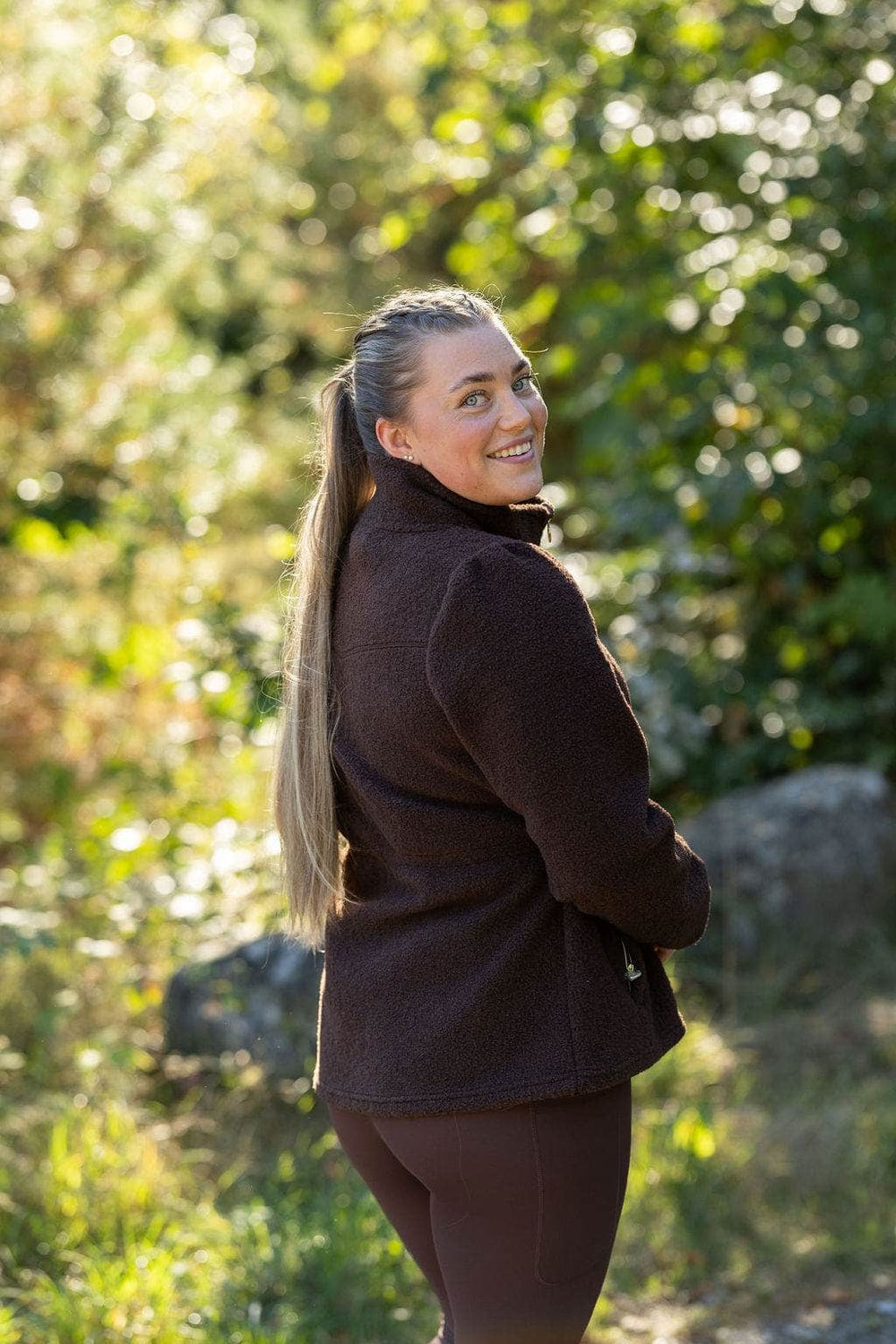 Memoré ZEN Pile Fleece jakke - Coffee Bean