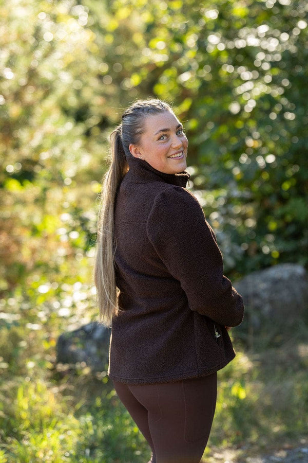 Memoré ZEN Pile Fleece jakke - Coffee Bean