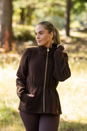 Memoré ZEN Pile Fleece jakke - Coffee Bean