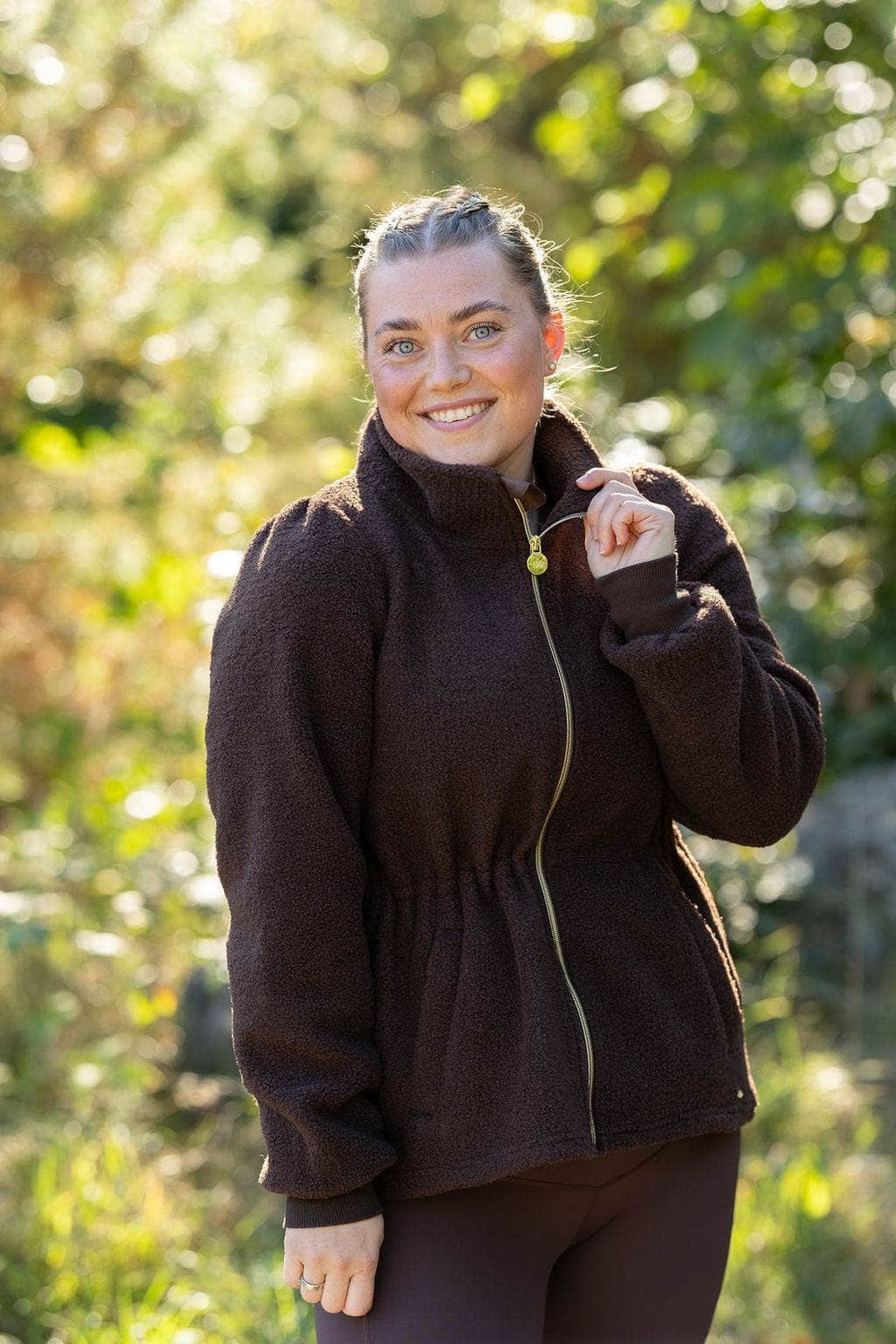 Memoré ZEN Pile Fleece jakke - Coffee Bean