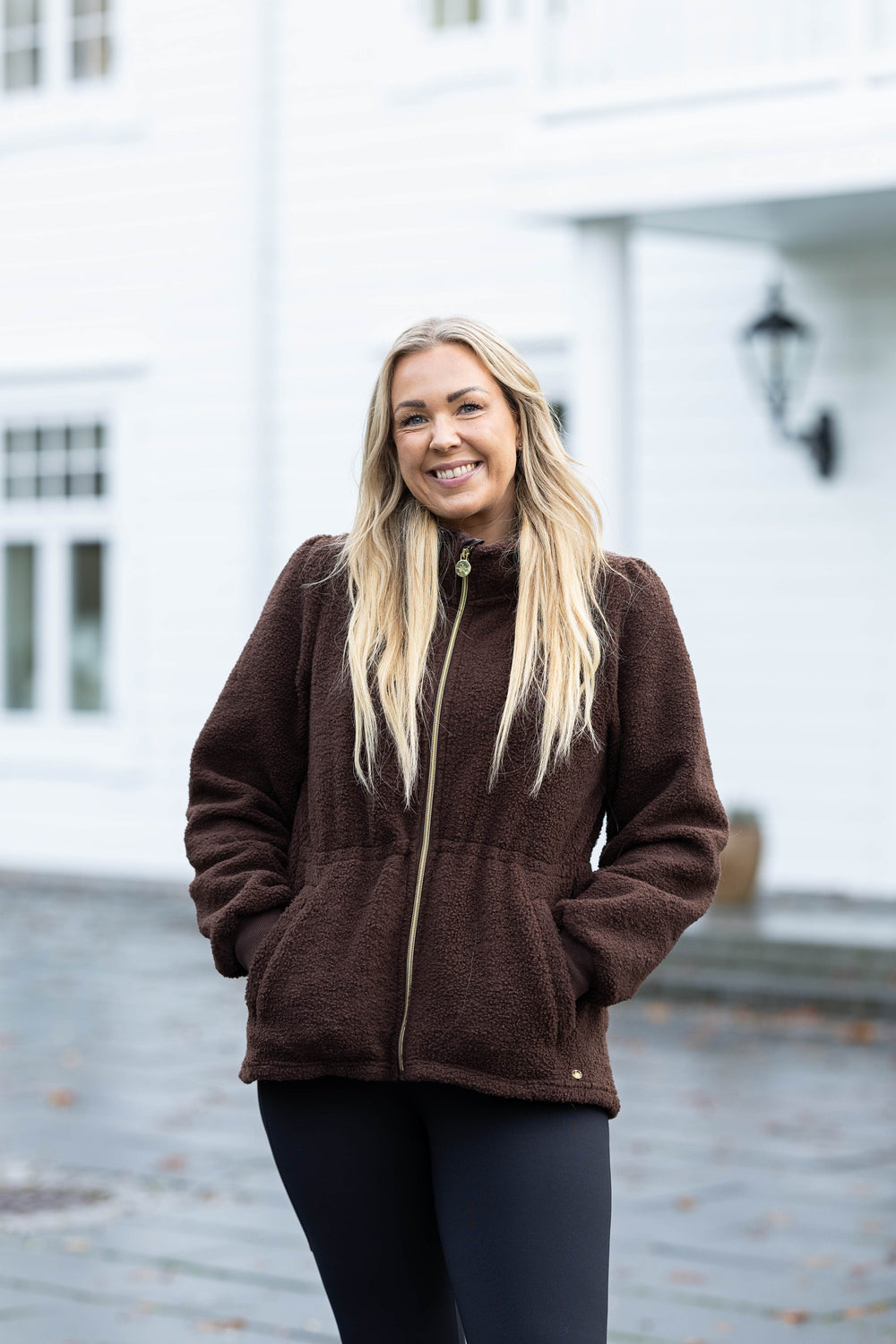 Memoré ZEN Pile Fleece jakke - Coffee Bean