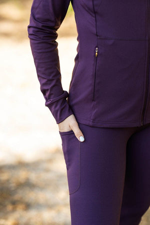 Memoré ZEN Treningsjakke - Plum Perfect