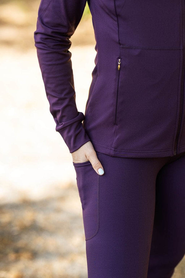 Memoré ZEN Treningsjakke - Plum Perfect